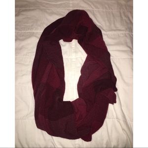 Burgundy Oversized Infinity Scarf